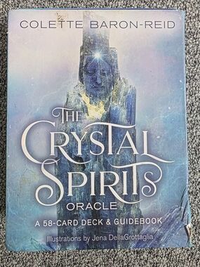 Hay House The Crystal Spirits Oracle 58-Card Deck & Guidebook Blue